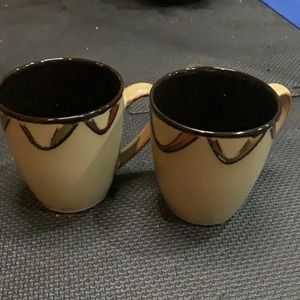 Pier 1 Imports Stoneware Mug Set of 2